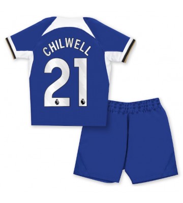 Maillot de foot Chelsea Ben Chilwell #21 Domicile enfant 2023-24 Manches Courte (+ pantalon court)